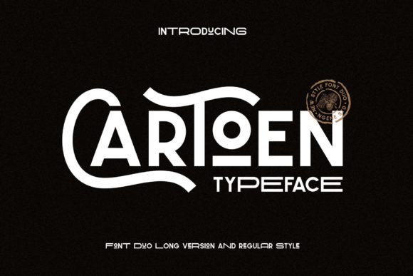 Cartoen Font Duo: A Vintage Typeface for Bold Branding