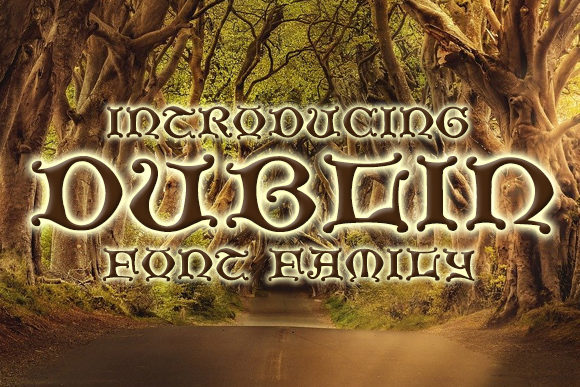 Dublin: A Gothic Typeface for Editorial Design