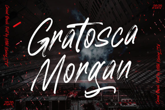 Gratosca Morgan: A Casual Handwritten Brush Font for Modern Branding