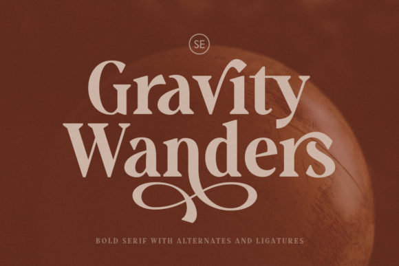 Gravity Wanders: The Elegant Serif Typeface for Premium Branding