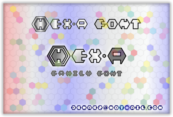 Hex-a: The Quirky Decorative Typeface for Joyful Campaigns