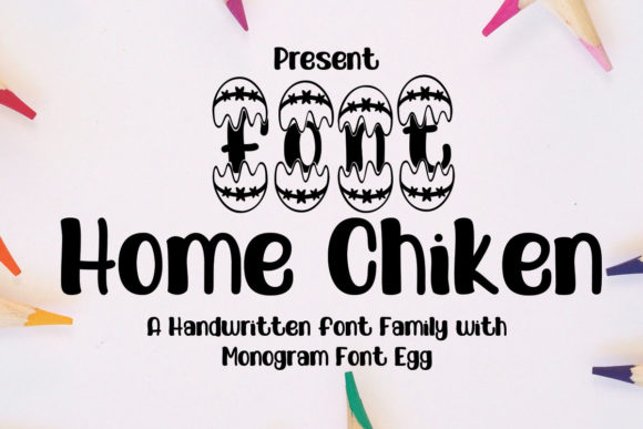 Home Chiken Font: The Sweet Display Typeface for Digital Brands