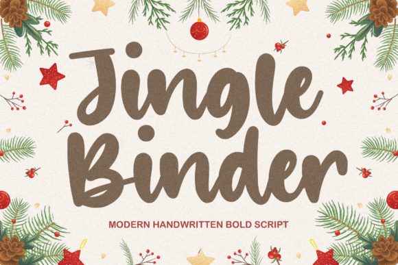 Jingle Binder: A Timeless Script Handwritten Font for Elegant Branding