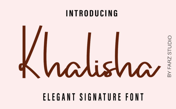 Khalisha: The Sweet Handwritten Font for Editorial Design