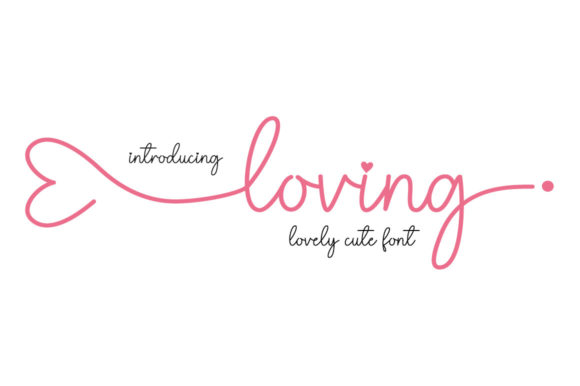 Loving Font: A Delicate Script for Elegant Designs