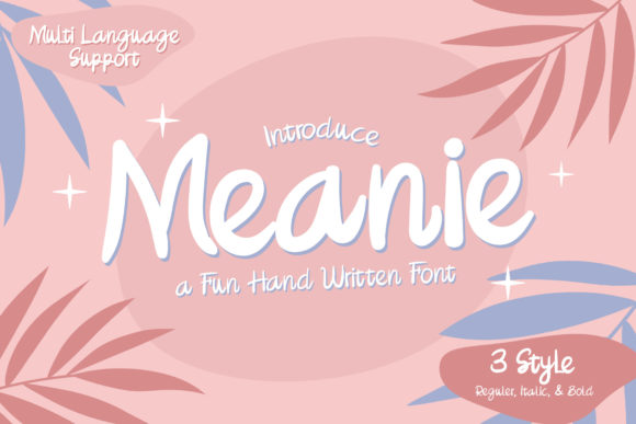 Meanie: The Sweet Handwritten Script Redefining Design