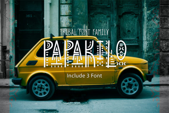 PapaKilo: A Unique Decorative Font for Creative Projects