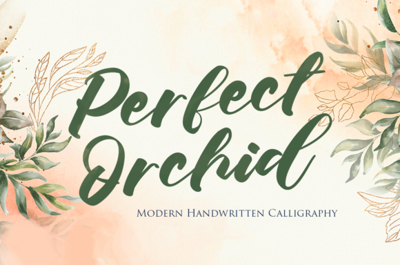 Perfect Orchid: The Exquisite Handwritten Font for Your Brand