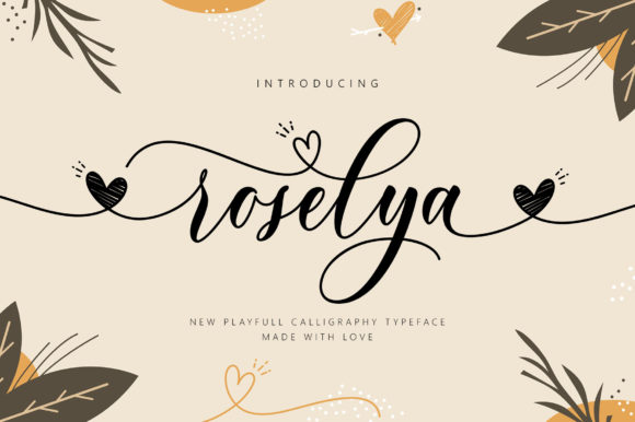 Roselya Script Font for Elegant Branding and Luxury Design