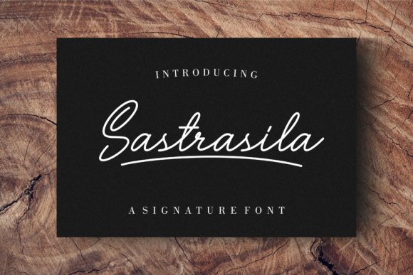Sastrasila: The Elegant Script Handwritten Font for High-Impact Campaigns