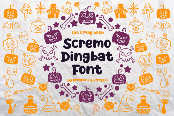 Scremo: The Spooky Dingbats Font for Editorial Design