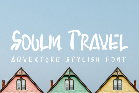 Soulin Travel: The Whimsical Handwritten Font for Your Next Craft Project