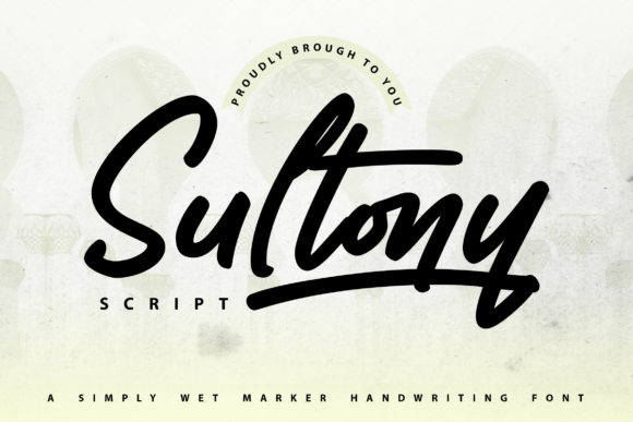 Sultony Marker Handwriting Font for Modern Digital Branding