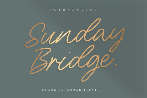 Sunday Bridge: A Modern Handwritten Font for Digital Branding