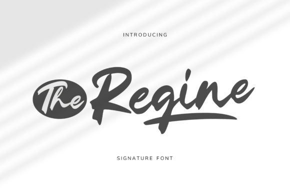 The Regine: A Handcrafted Script for Modern Web Design