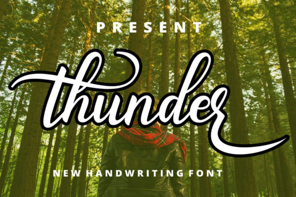 Thunder: The Handwritten Font That Elevates Small Business Branding