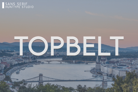 Topbelt: The Minimal Sans Serif Font for Handmade Creators